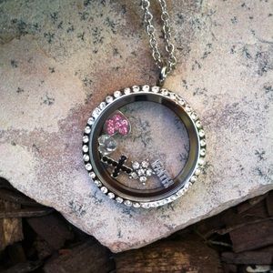 Faith charm locket